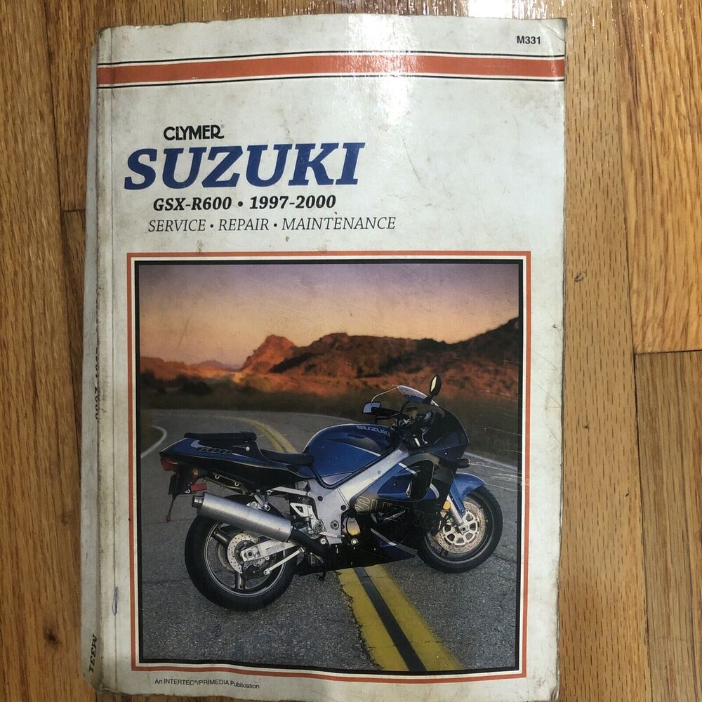 Clymer M331 1997-2000 Suzuki GSX-R600 e Repair Service Shop Manual # 189